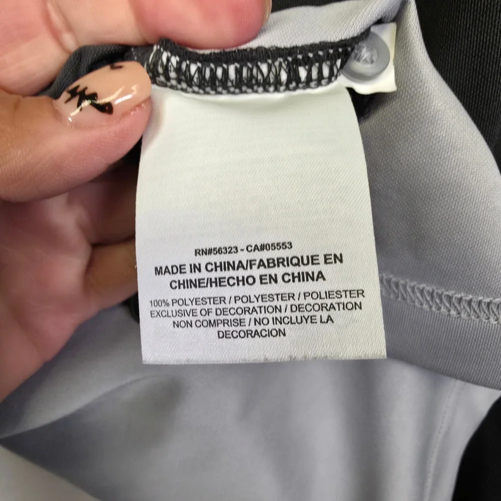 Seattle Seahawks Polo Shirt Men L Gray Black Nike On-field Football NFL Fan Gear